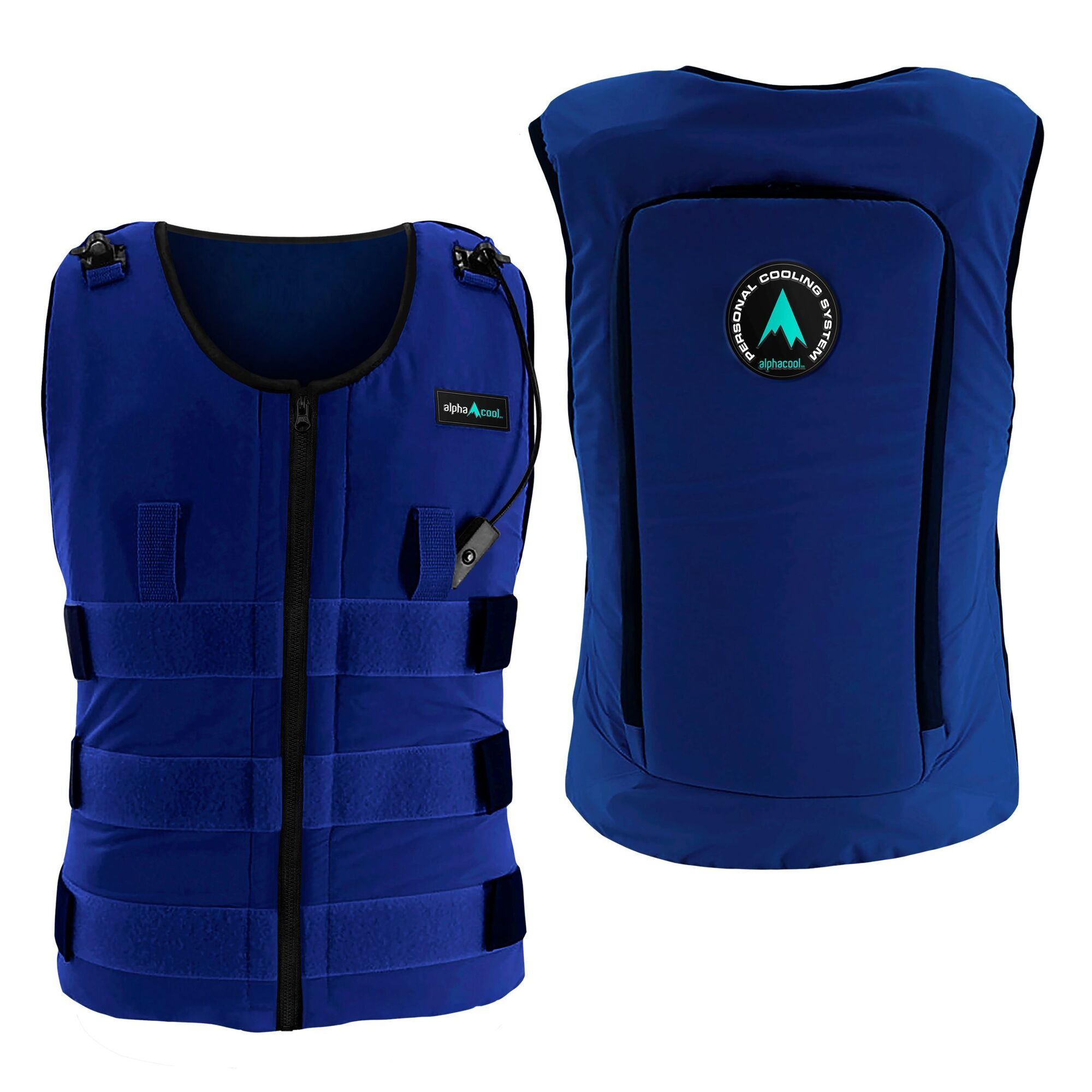 Action Manufacturing AlphaCool 7V Circulatory Cooling Vest-XL/2XL Navy